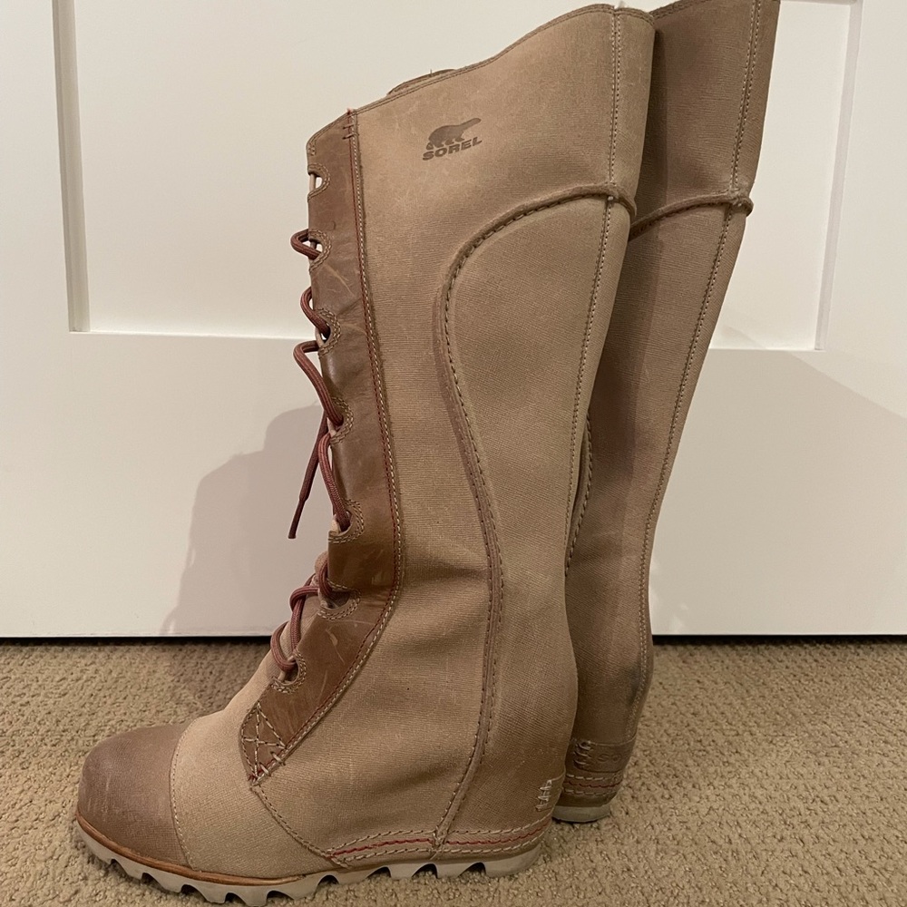 Sorel knee high Joan of Arctic boots. Waterproof.